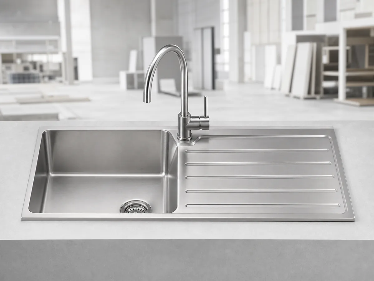 Kitchen sink and kitchen fittings